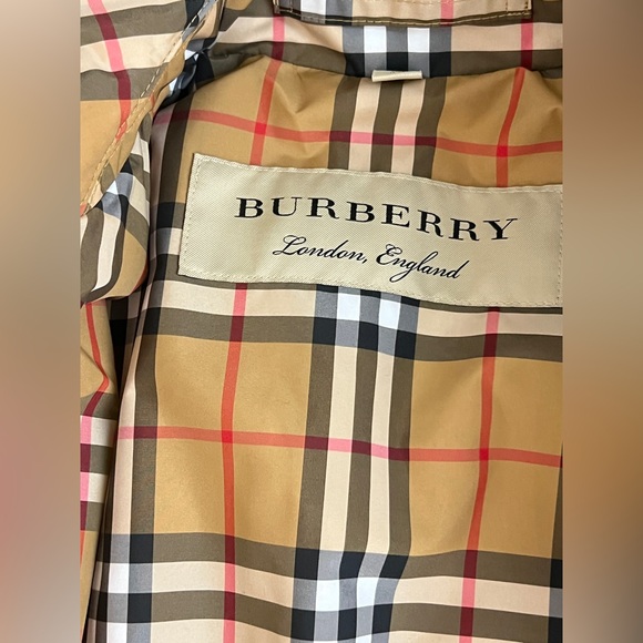 Burberry Beige Vintage Check Print Knowstone Puffer Jacket - Picture 9 of 9